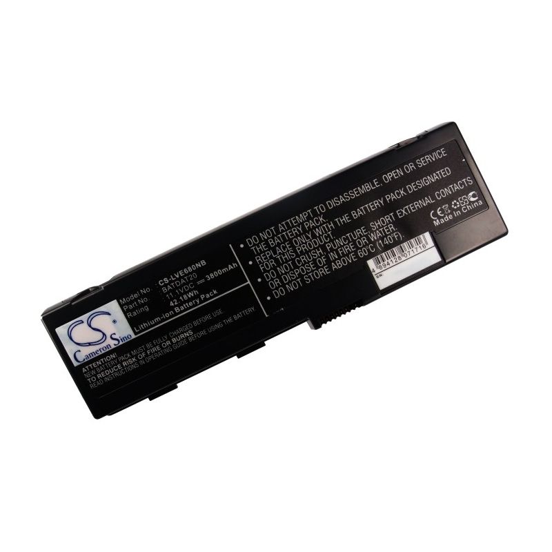 Li-ion Battery fits Lenovo, a500, e600, e660 11.1V, 3800mAh Notebook & Laptop Cameron Sino Technology Limited