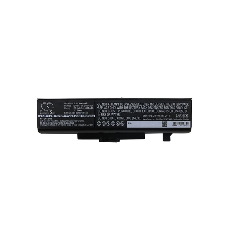 Li-ion Battery Fits Lenovo, Deapad Z380a, Ideapad B480, Ideapad B485 11.1v, 6600mah Computer Cameron Sino Technology Limited (Suspended)
