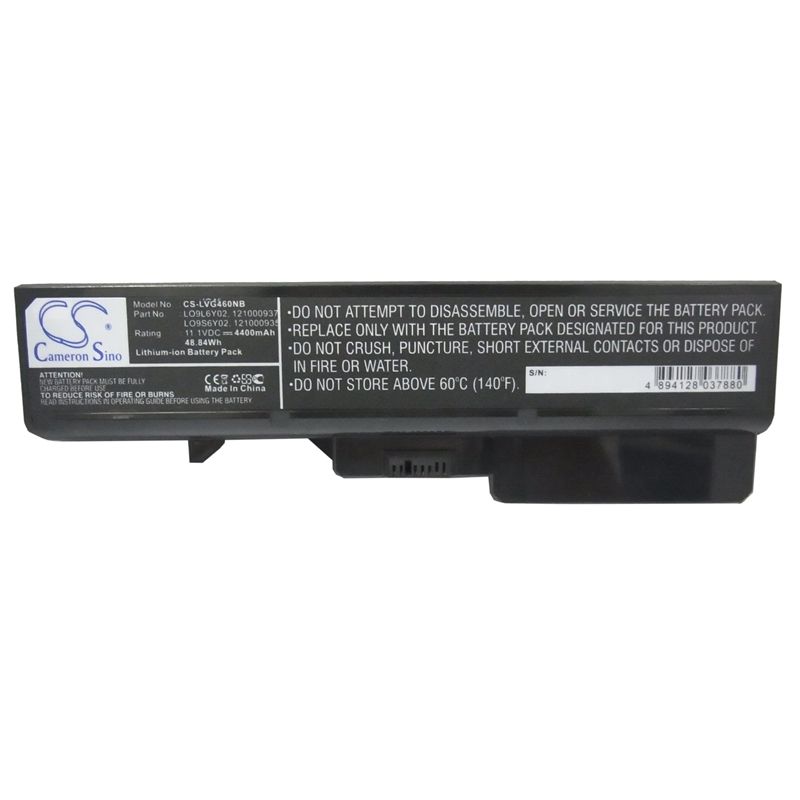 Li-ion Battery Fits Lenovo, Ideapad B470, Ideapad B470a, Ideapad B470g 11.1v, 4400mah Notebook & Laptop Cameron Sino Technology Limited