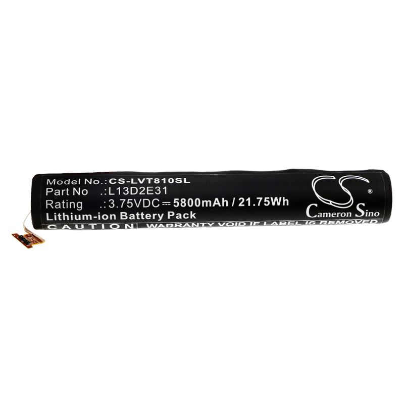 Li-ion Battery fits Lenovo, Ideapad B6000, Yoga Tablet 8 3.75V, 5800mAh Tablet Cameron Sino Technology Limited