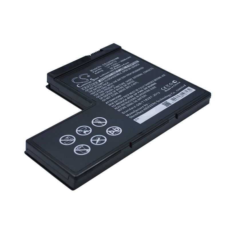 Li-ion Battery fits Lenovo, ideapad Y650, ideapad Y650 4185, ideapad Y650a 11.1V, 3600mAh Notebook & Laptop Cameron Sino Technology Limited