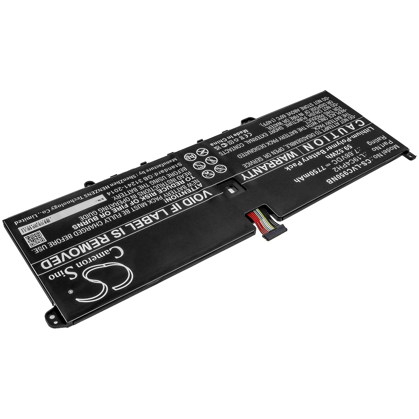 Li-ion Battery fits Lenovo, L19c4ph2 7.68V, 7750mAh Notebook & Laptop Cameron Sino Technology Limited