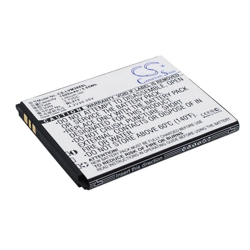 Li-ion Battery fits Lenovo, ma388, ma388a 3.7V, 1500mAh Communications Cameron Sino Technology Limited (Suspended)