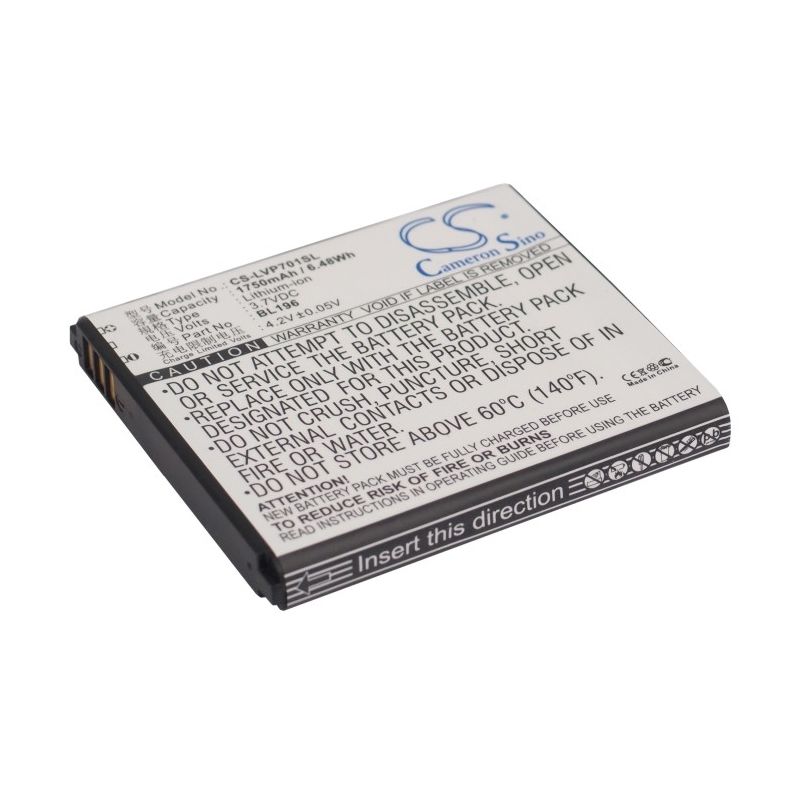 Li-ion Battery fits Lenovo, p700, p700i 3.7V, 1750mAh Communications Cameron Sino Technology Limited (Suspended)