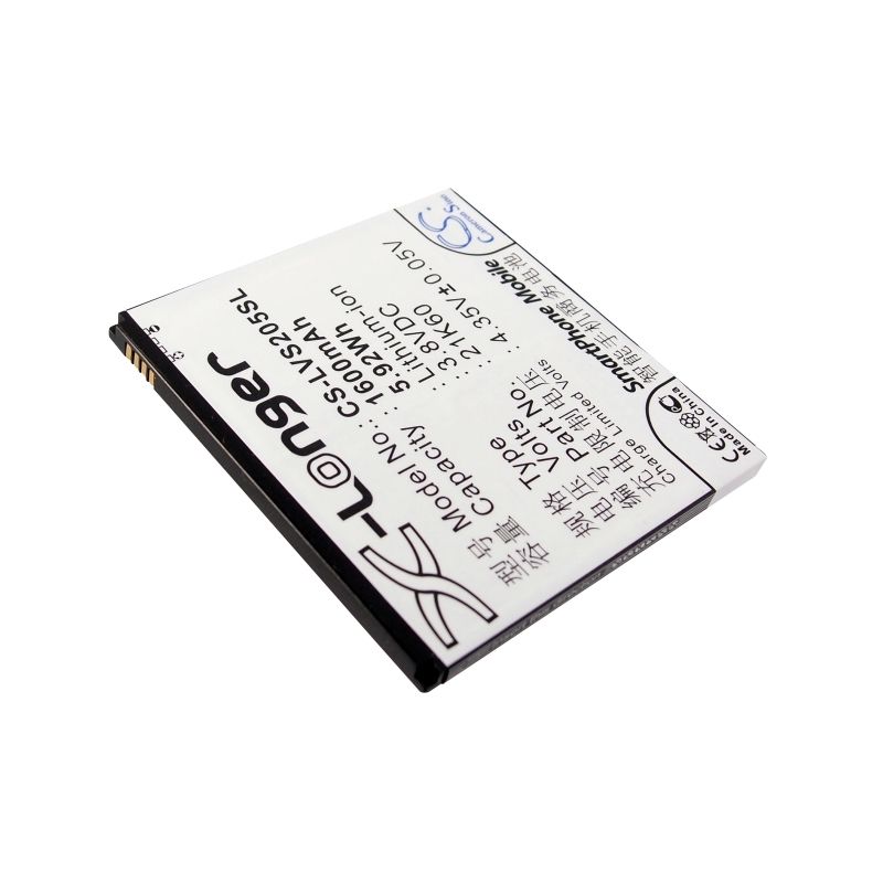 Li-ion Battery fits Lenovo, s2005, s2005a 3.7V, 1600mAh Mobile & SmartPhone Cameron Sino Technology Limited
