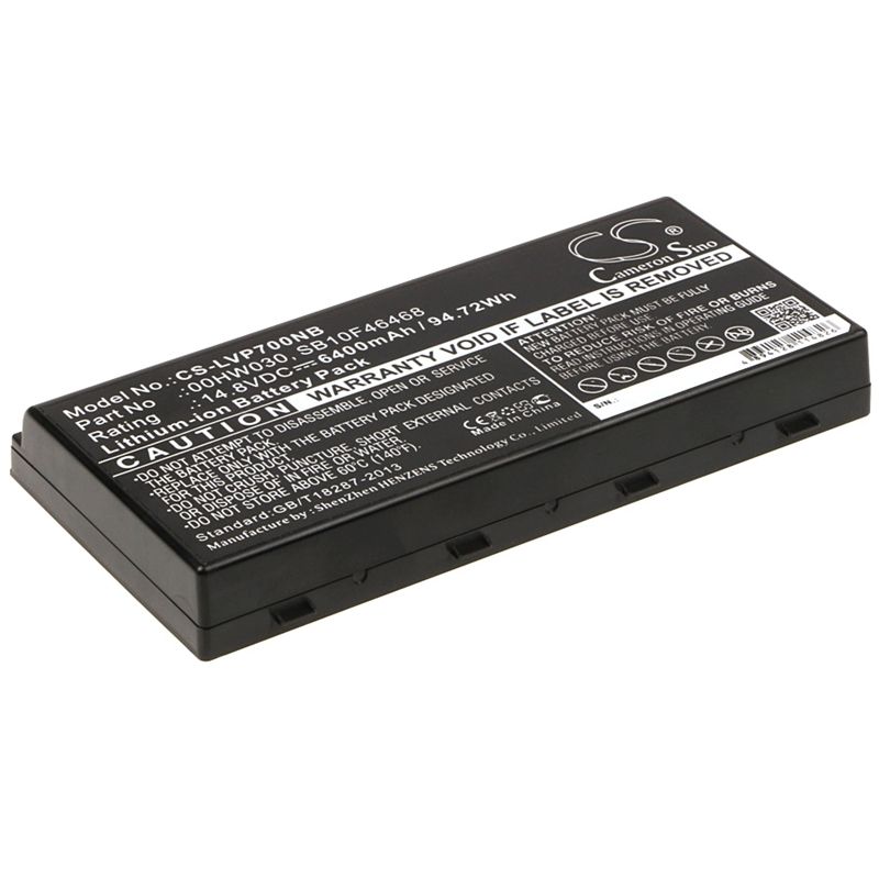 Li-ion Battery Fits Lenovo, Thinkpad P70, Thinkpad P70 Mobile Workstation, Thinkpad P70 Mobile Xeon Workstation 14.8v, 6400mah Notebook & Laptop Cameron Sino Technology Limited