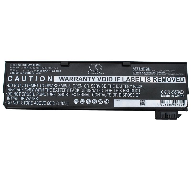 Li-ion Battery fits Lenovo, thinkpad S440, thinkpad S540, thinkpad T440 11.1V, 4400mAh Notebook & Laptop Cameron Sino Technology Limited