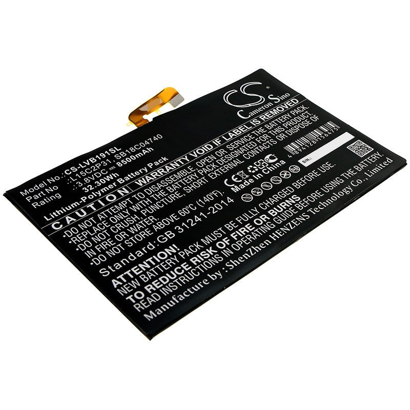 Li-ion Battery fits Lenovo, Yb1-x90f, Yb1-x90l 3.8V, 8500mAh Tablet Cameron Sino Technology Limited