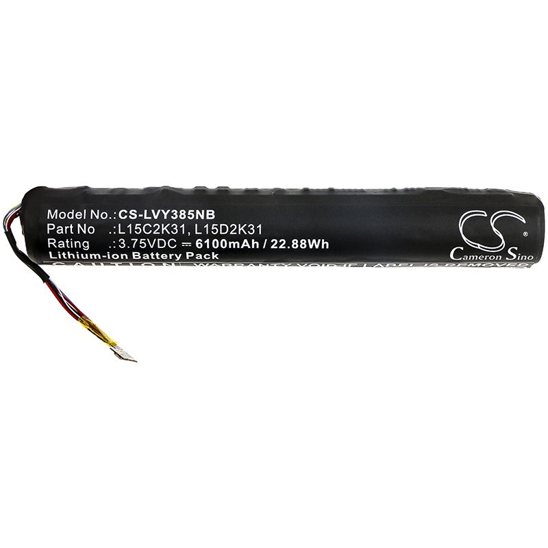 Li-ion Battery fits Lenovo, Yoga Tablet 3, Yt3-850f 3.75V, 6100mAh Notebook & Laptop Cameron Sino Technology Limited
