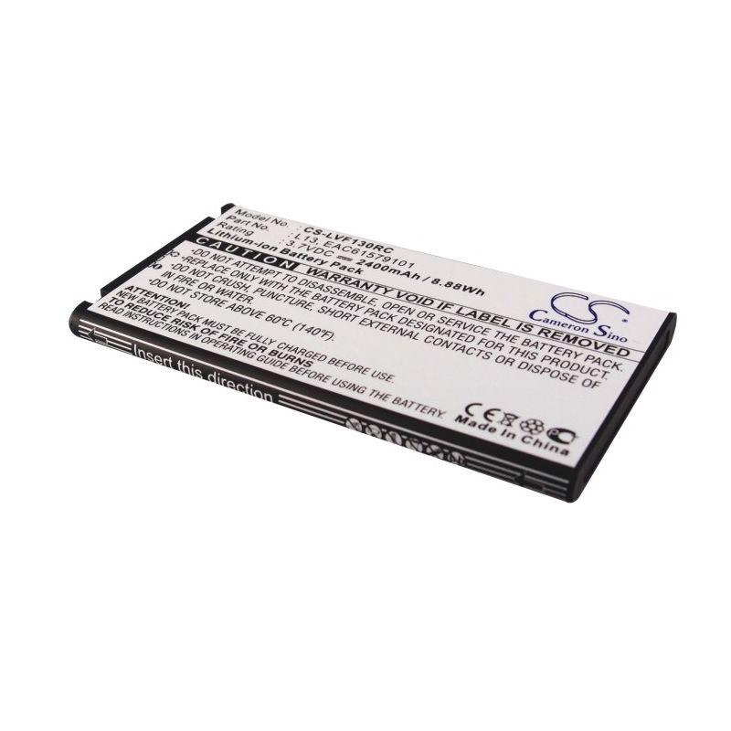Li-ion Battery fits Lg, Agl29141, L09c, L-09c 3.7V, 2400mAh Hotspot Cameron Sino Technology Limited