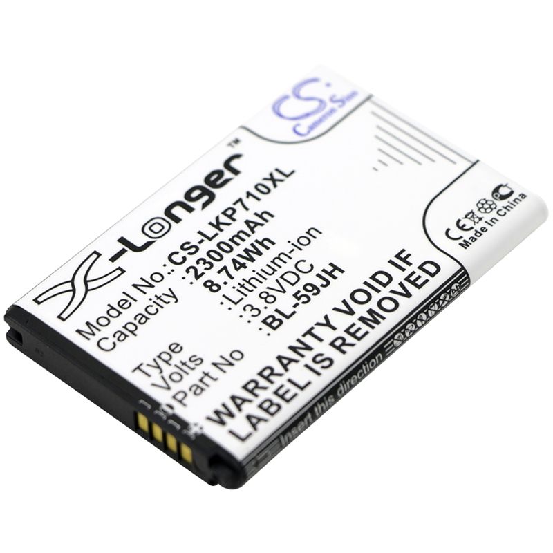 Li-ion Battery fits Lg, as870, d500, d505 3.8V, 2300mAh Mobile & SmartPhone Cameron Sino Technology Limited
