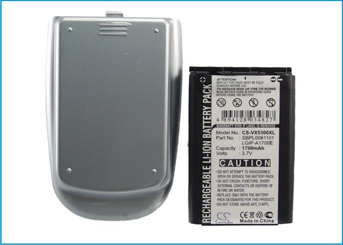 Li-ion Battery fits Lg, Ax245, Vx5300 3.7V, 1700mAh Mobile & SmartPhone Cameron Sino Technology Limited