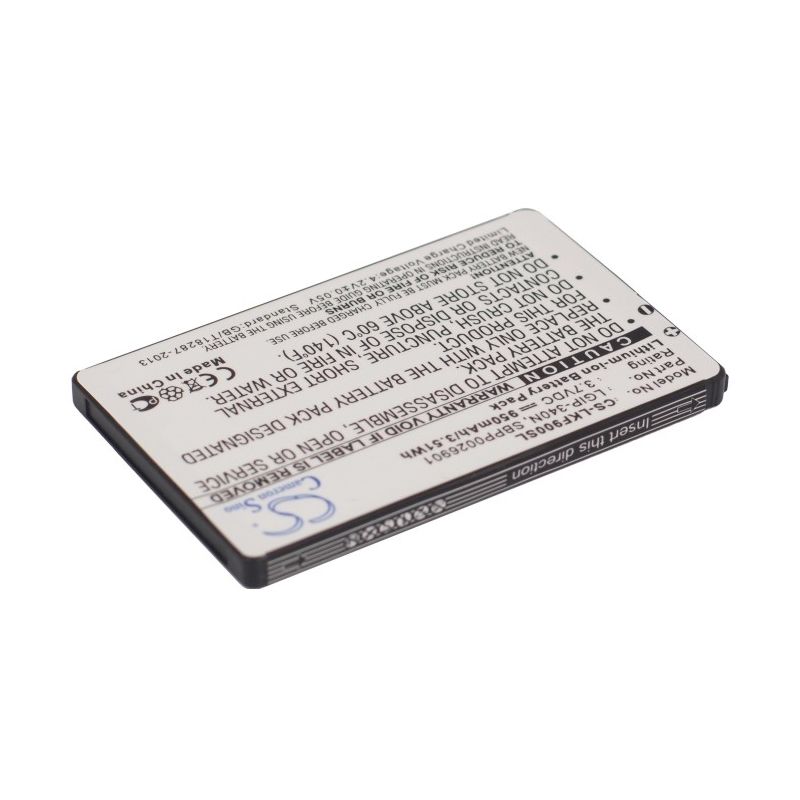 Li-ion Battery Fits Lg, Ax265 Banter, Ax840, Banter Ax265 3.7v, 950mah Mobile & SmartPhone Cameron Sino Technology Limited