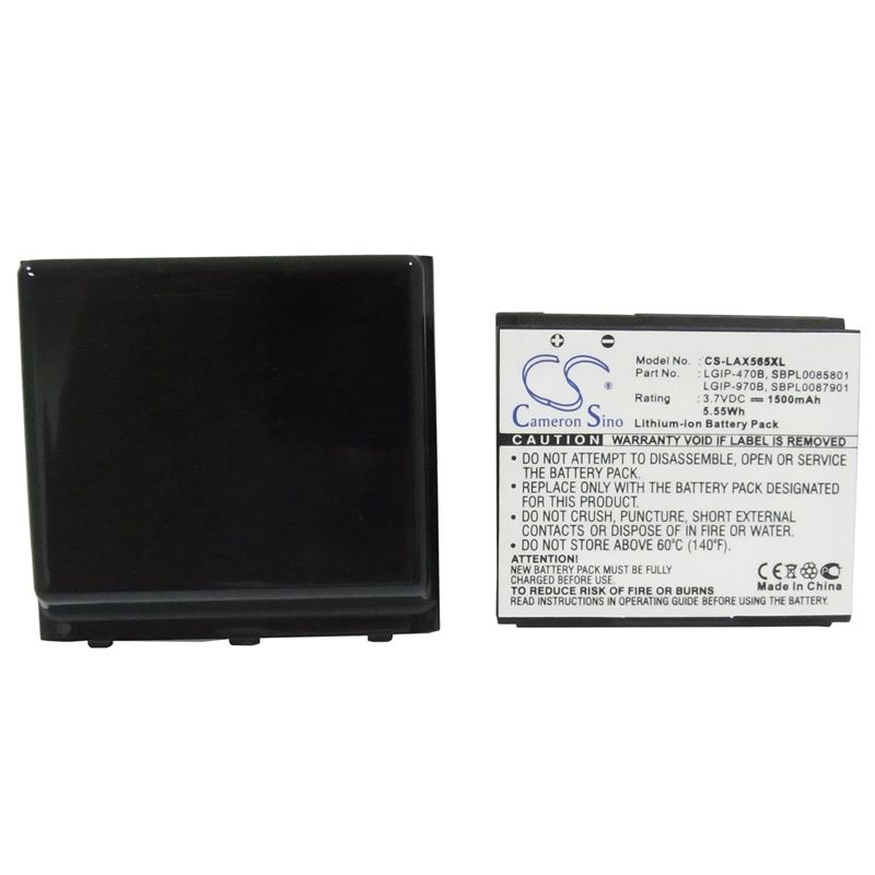 Li-ion Battery fits Lg, ax565, lx570, muziq 3.7V, 1150mAh Communications Cameron Sino Technology Limited (Suspended)