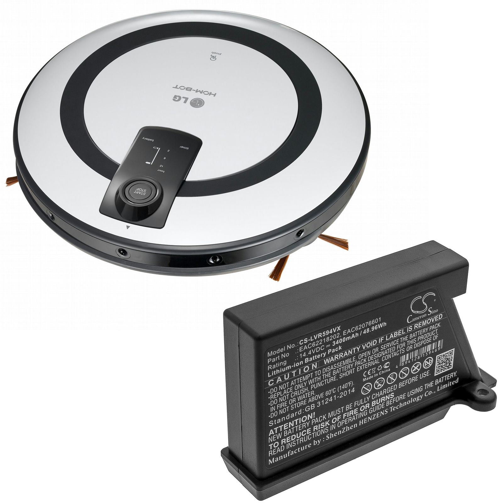 Li-ion Battery fits Lg, B056r028-9010, Eac60766101, Eac60766102, Eac60766103, Eac60766104, Eac60766105, Eac60766106, Eac60766107 Vacuum Cameron Sino Technology Limited