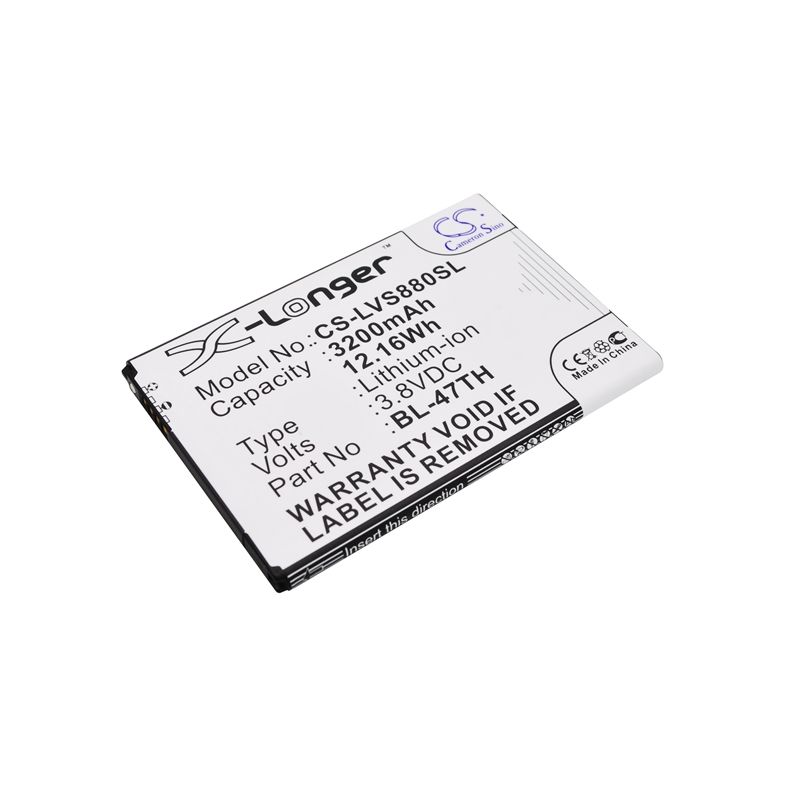Li-ion Battery fits Lg, b1 lite, d631, d837 3.8V, 3200mAh Mobile & SmartPhone Cameron Sino Technology Limited