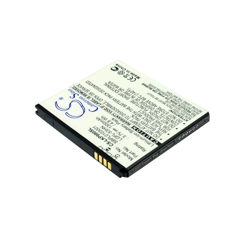 Li-ion Battery fits Lg, C729, Doubleplay, G2x 3.7V, 1300mAh Computer Cameron Sino Technology Limited (Suspended)