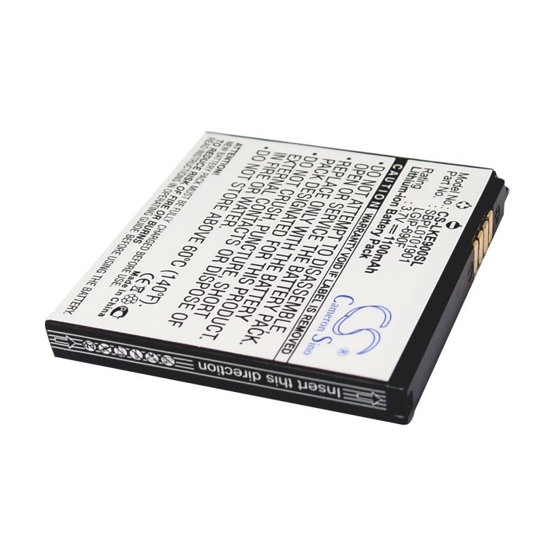 Li-ion Battery fits Lg, c900, c900k, e900 3.7V, 1100mAh Communications Cameron Sino Technology Limited