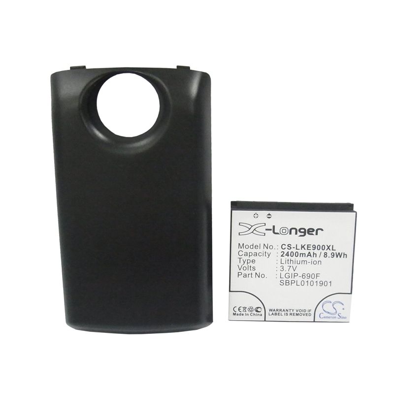 Li-ion Battery fits Lg, e900, optimus 7 3.7V, 2400mAh Communications Cameron Sino Technology Limited (Suspended)