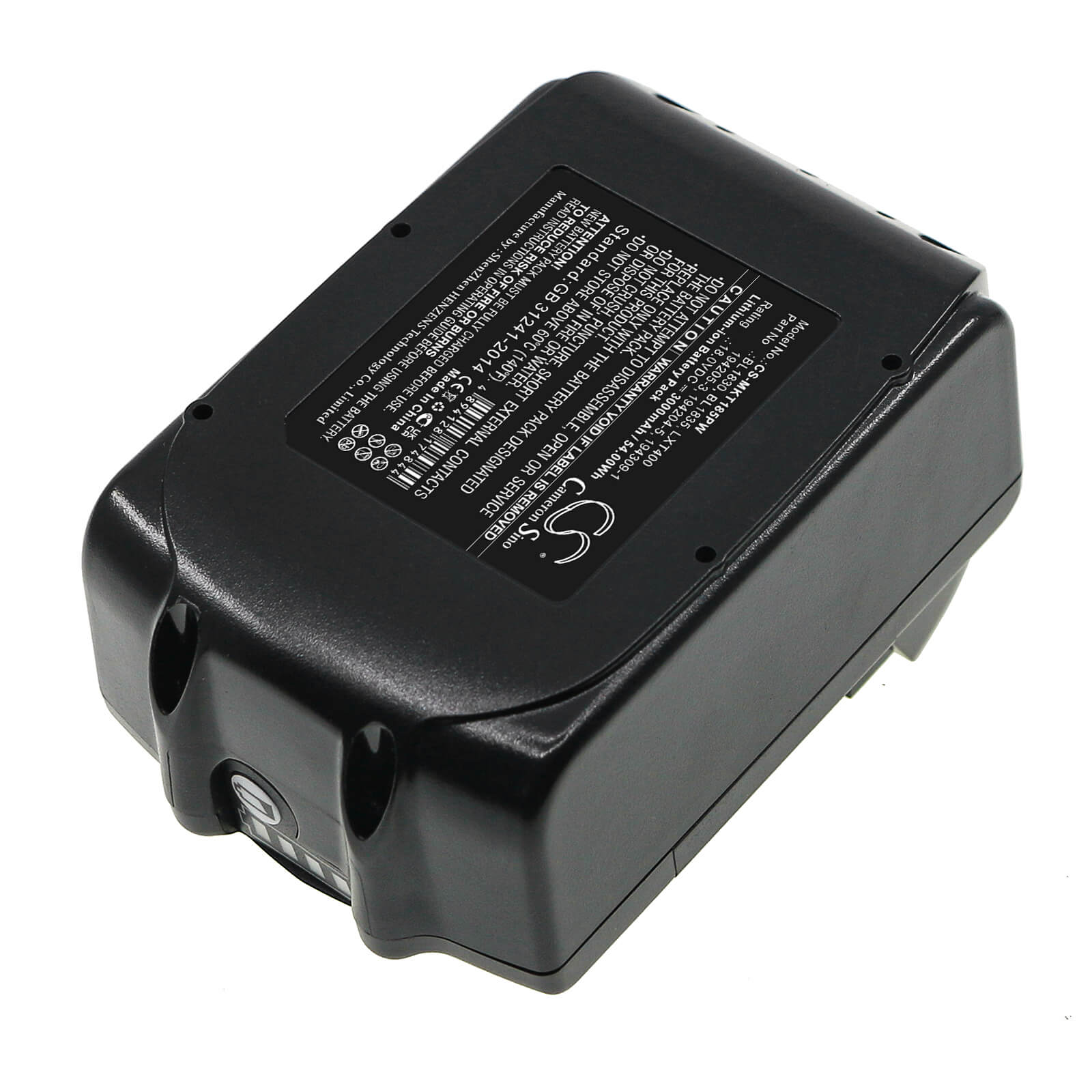 Li-ion Battery fits Makita, Bbo140, Bbo180 18.0V, 3000mAh / 54.00Wh Power Tools Cameron Sino Technology Limited