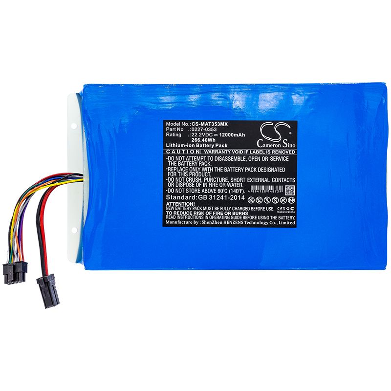 Li-ion Battery fits Maquet, 2270353, 0227-0353 22.2V, 12000mAh Medical Cameron Sino Technology Limited