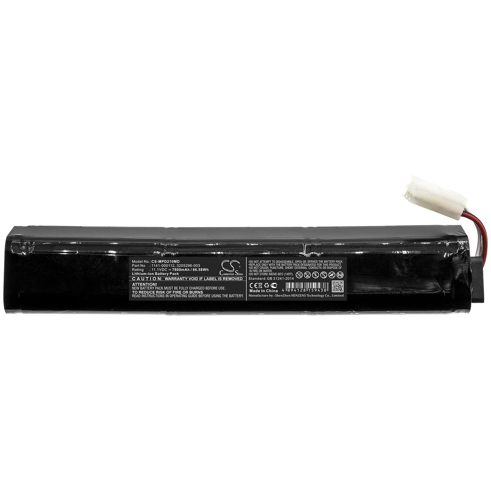 Li-ion Battery fits Medtronic, 11141-000112, 3205296-003, Physio-control, 11141-000112, 3205296-003 11.1V, 7800mAh Medical Cameron Sino Technology Limited