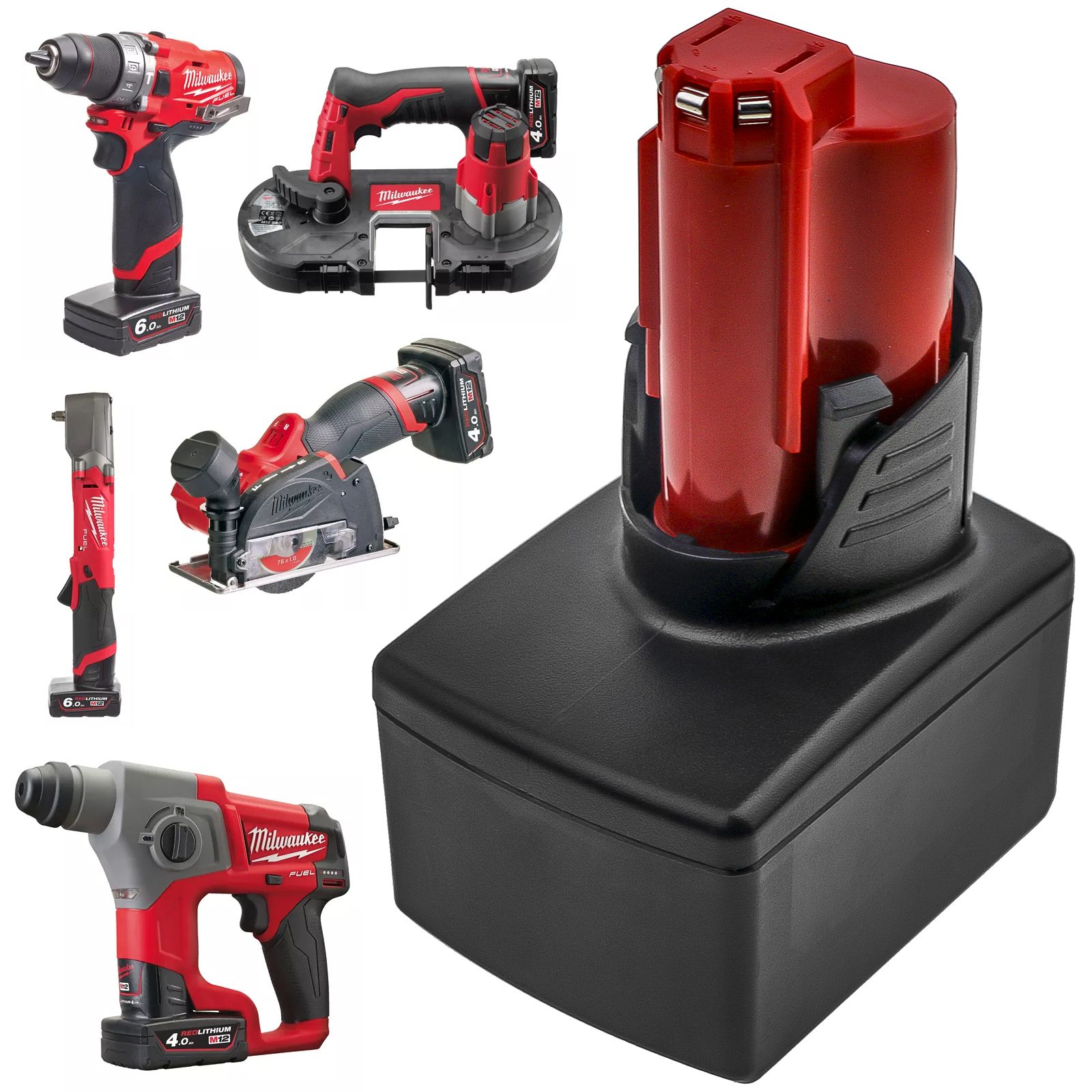 Li-ion Battery fits Milwaukee, 48112401, 48-11-2401, 48-11-2402, 48112411, 48-11-2411 Power Tools Cameron Sino Technology Limited