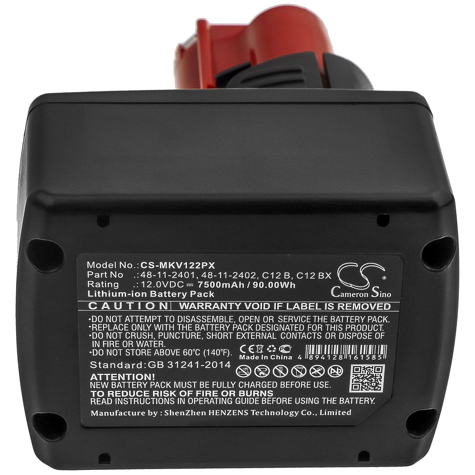Li-ion Battery fits Milwaukee, 48112401, 48-11-2401, 48-11-2402 Power Tools Cameron Sino Technology Limited