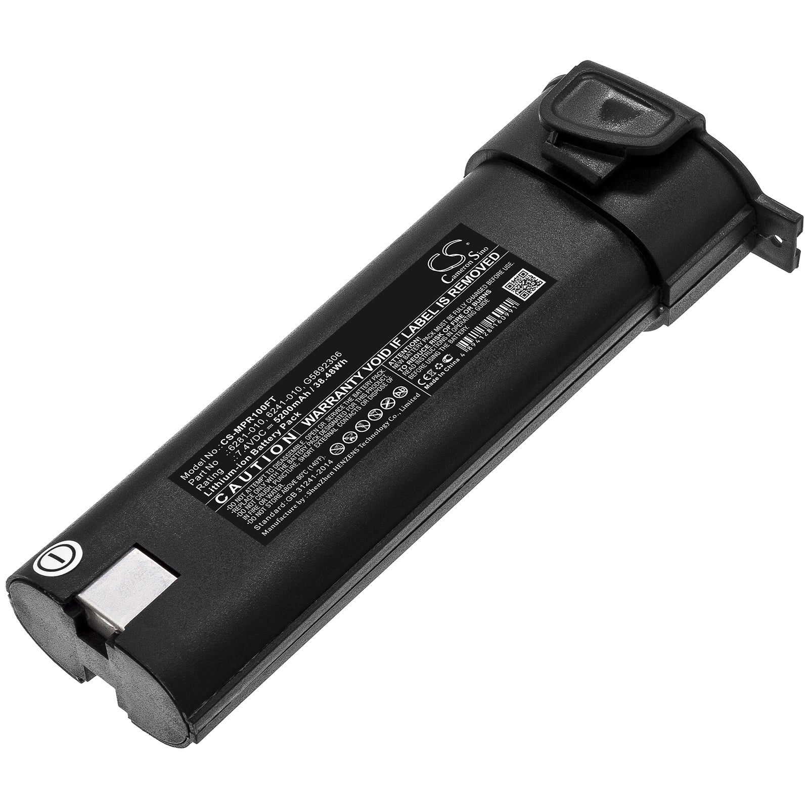 Li-ion Battery fits Monarch, 6241-010, 6281-010, G5892306 7.4V, 5200mAh Equipment & Survey & Test Cameron Sino Technology Limited