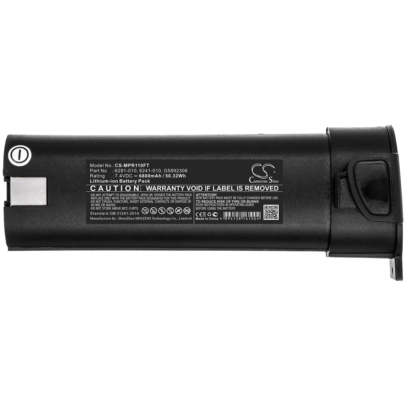 Li-ion Battery fits Monarch, 6241-010, 6281-010, G5892306 7.4V, 6800mAh Equipment & Survey & Test Cameron Sino Technology Limited