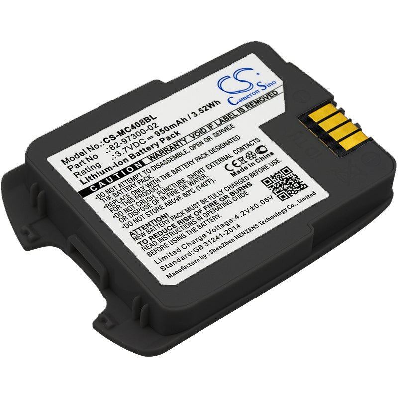 Li-ion Battery fits Motorola, 82-97300-02, Btry-cs40eab00-04 3.7V, 950mAh Barcode Scanner Cameron Sino Technology Limited