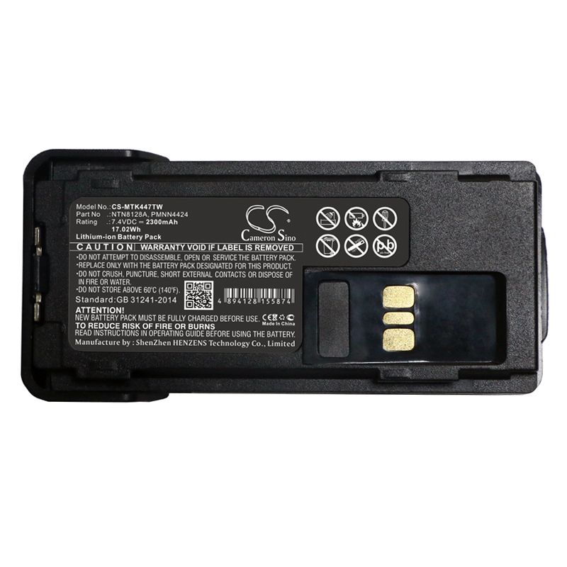 Li-ion Battery fits Motorola, Apx2000, Apx-2000 7.4V, 2300mAh Two-Way Radio Cameron Sino Technology Limited