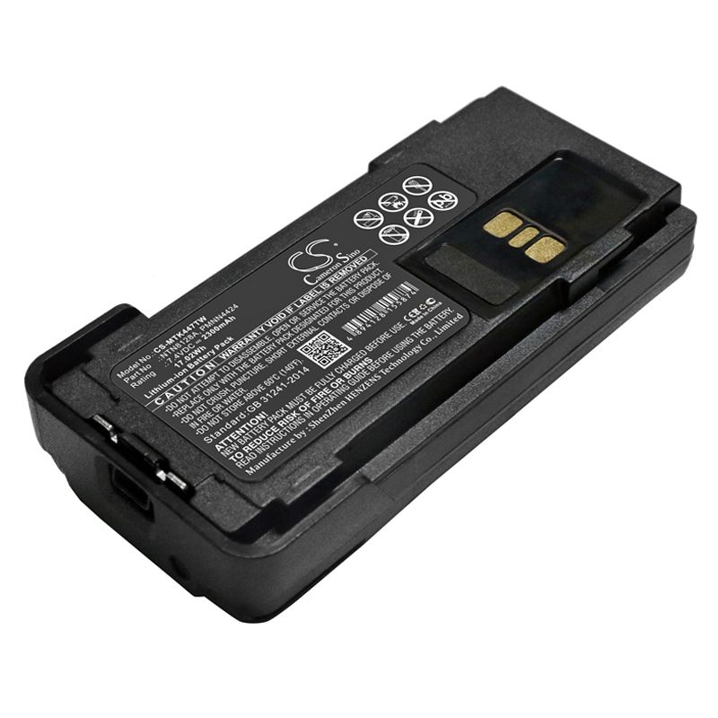 Li-ion Battery fits Motorola, Apx2000, Apx-2000 7.4V, 2300mAh Two-Way Radio Cameron Sino Technology Limited