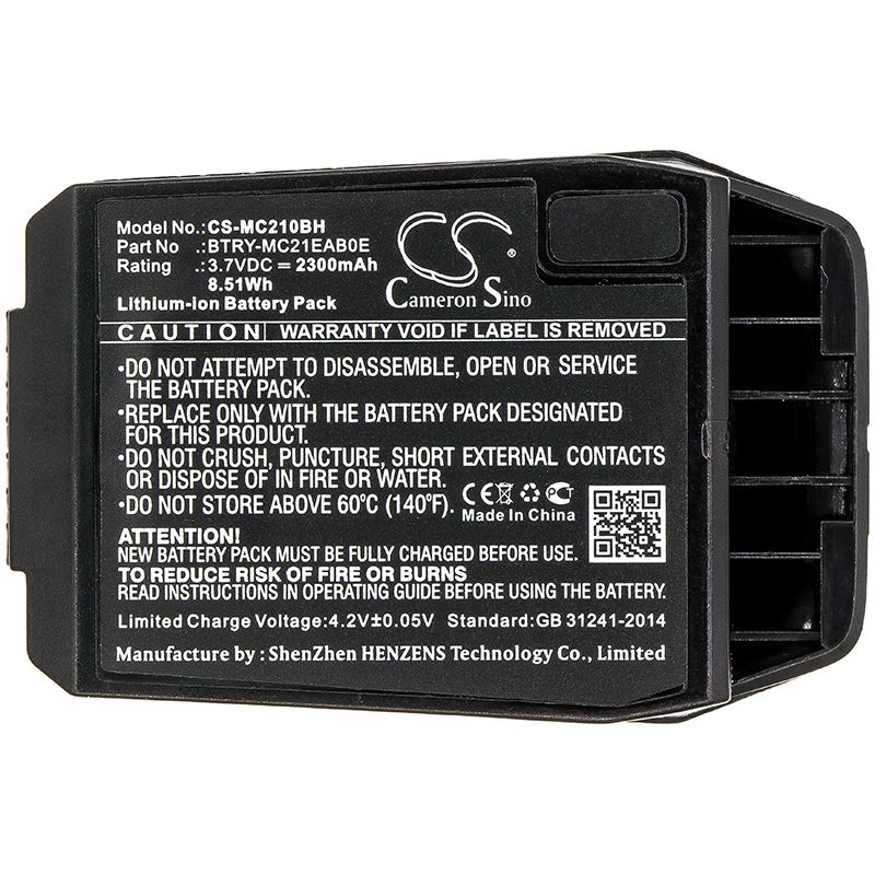 Li-ion Battery fits Motorola, Mc21, Mc2100 3.7V, 2300mAh Barcode Scanner Cameron Sino Technology Limited