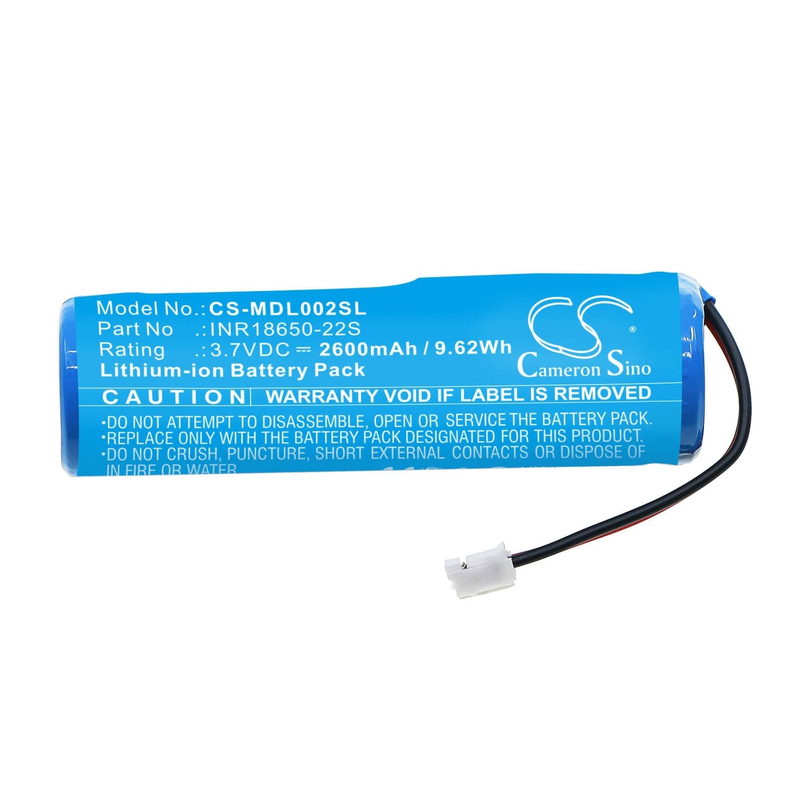 Li-ion Battery fits Muid, H-dl-02 3.7V, 2600mAh / 9.62Wh Personal Care Cameron Sino Technology Limited