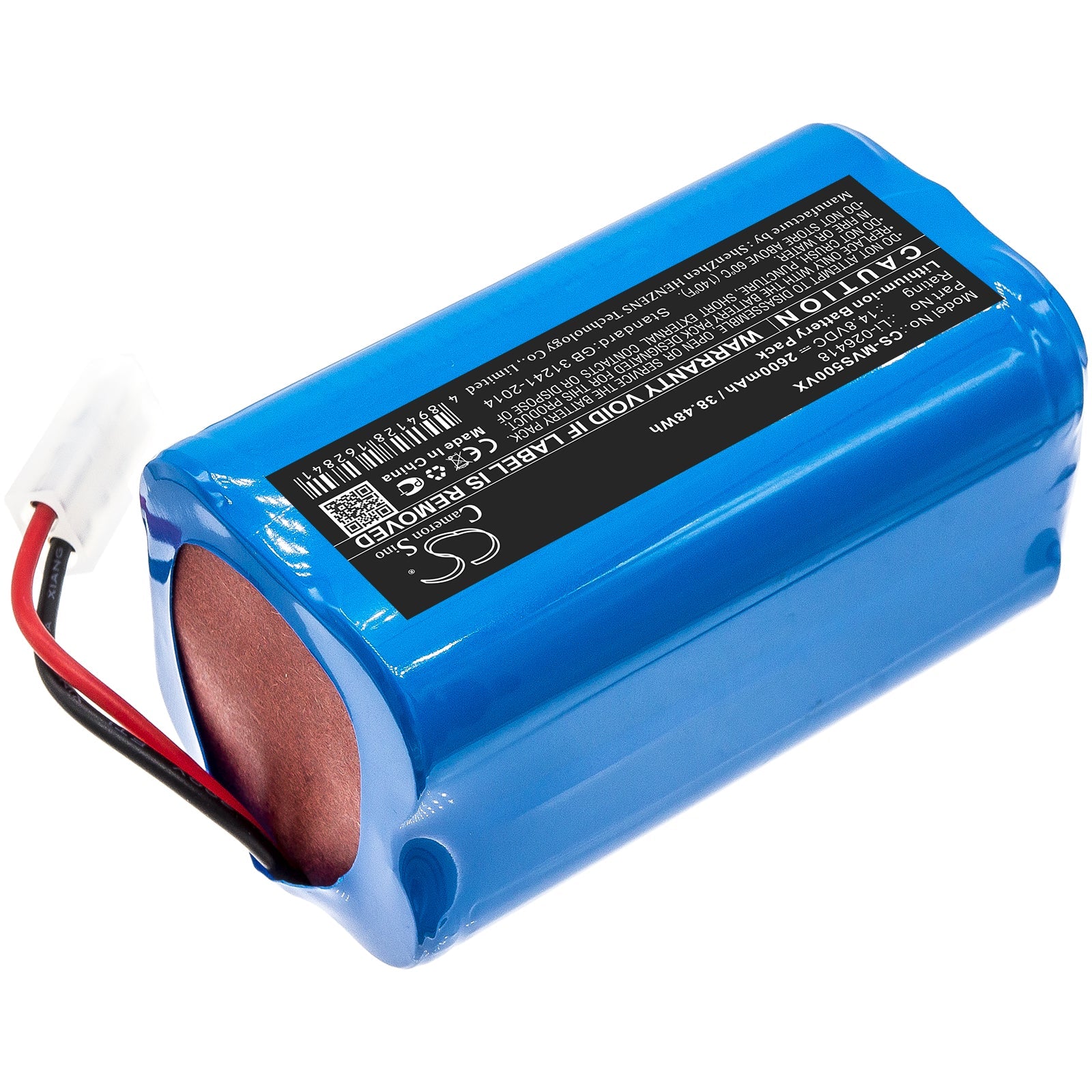Li-ion Battery fits Myvacbot, Sn500 14.8V, 2600mAh Vacuum Cameron Sino Technology Limited