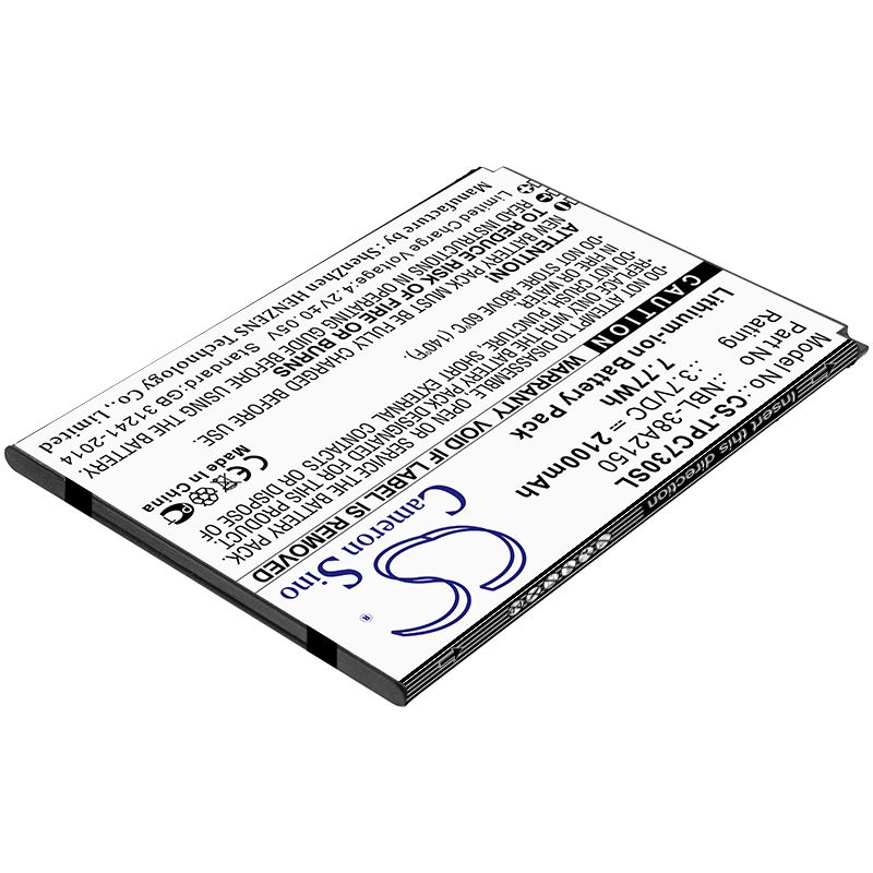 Li-ion Battery fits Neffos, C7 Lite, Tp7041a 3.8V, 2100mAh Mobile & SmartPhone Cameron Sino Technology Limited