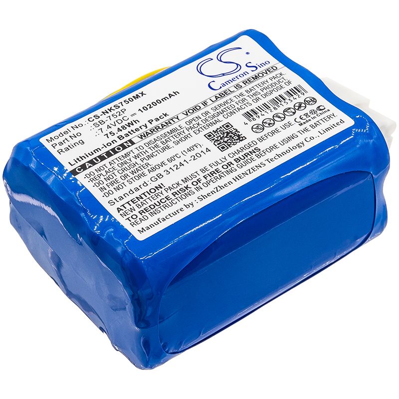 Li-ion Battery fits Nihon Kohden, Svm-7501 7.4V, 10200mAh Industrial Cameron Sino Technology Limited (Suspended)