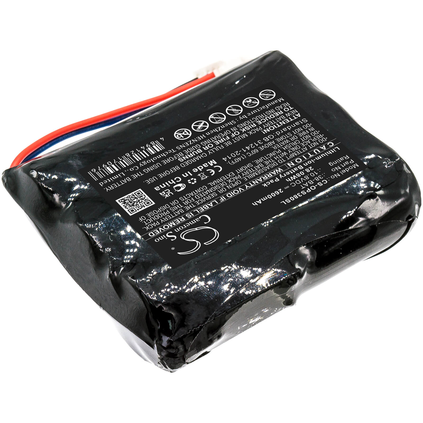 Li-ion Battery fits Olympus, 38dl Plus Ultrasonic Thickness 10.8V, 2600mAh / 28.08Wh Equipment & Survey & Test Cameron Sino Technology Limited