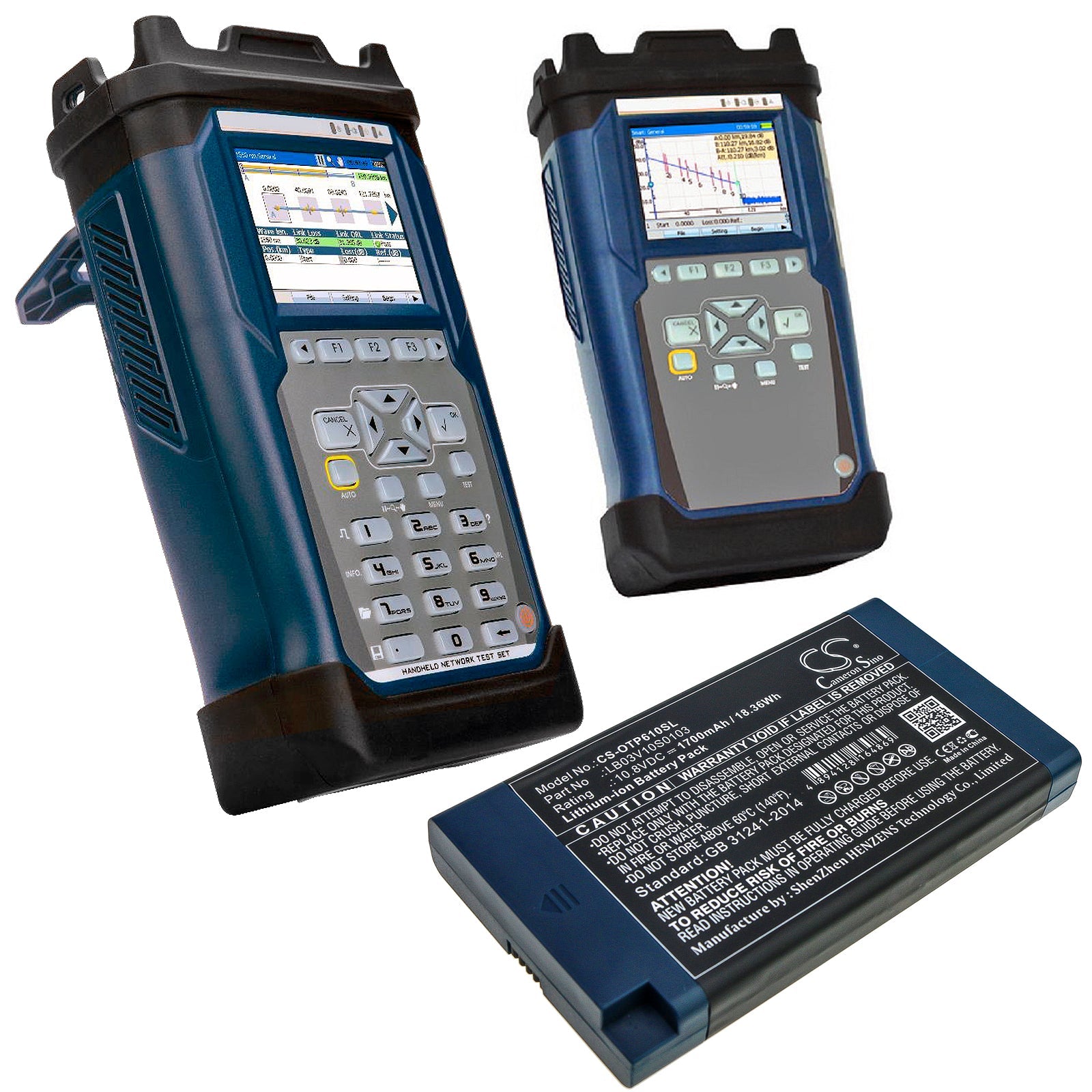 Li-ion Battery fits Opwill, Opt6123l, Otp6103 10.8V, 1700mAh Equipment & Survey & Test Cameron Sino Technology Limited