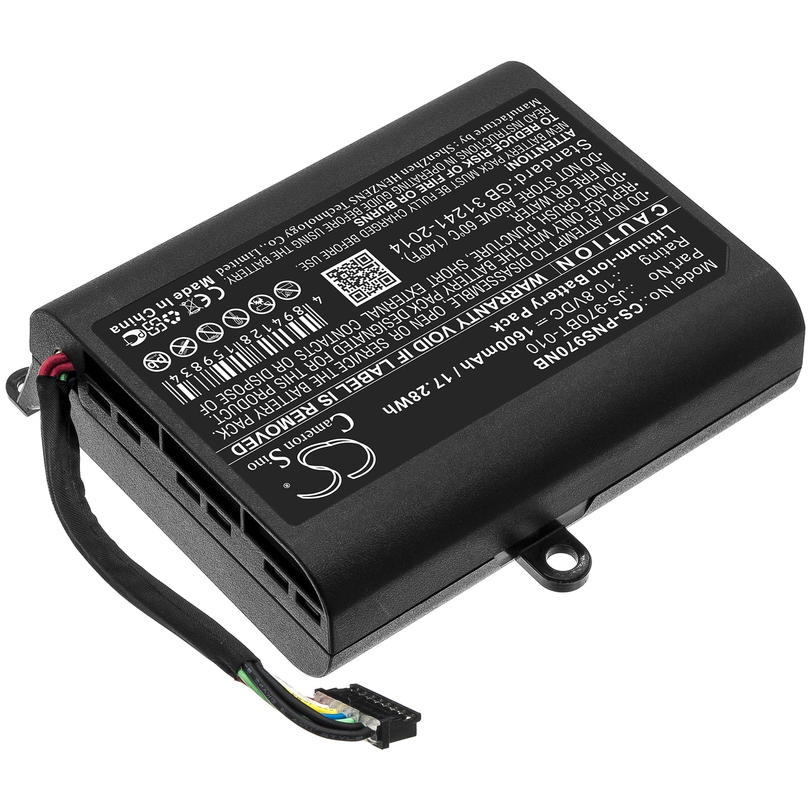 Li-ion Battery fits Panasonic, Js-970bt-010 10.8V, 1600mAh POS Workstation Cameron Sino Technology Limited