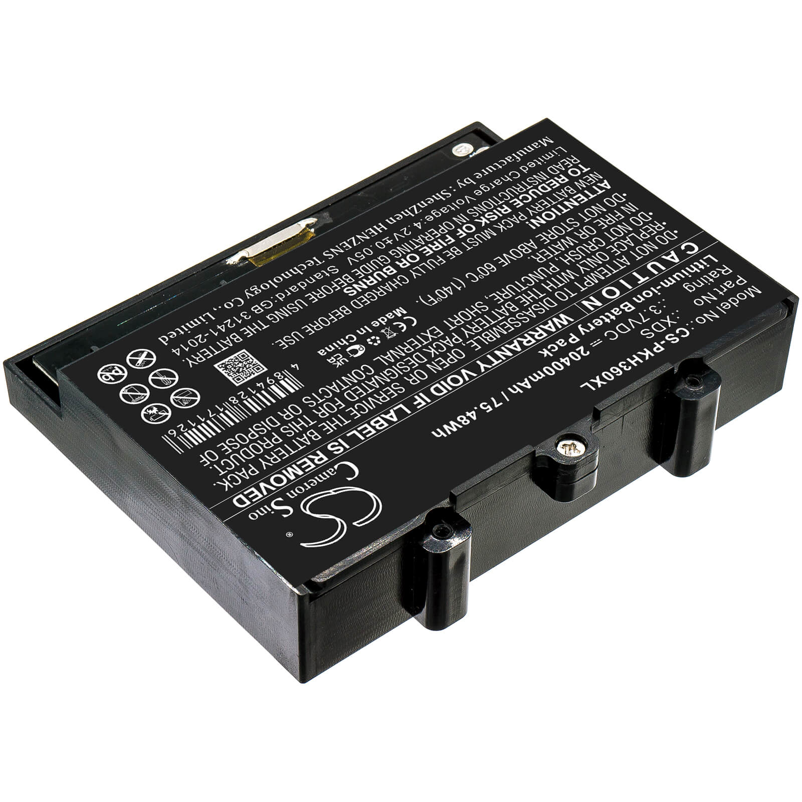 Li-ion Battery fits Peaktech, 1360, Oscilloscope 1360 3.7V, 20400mAh / 75.48Wh Equipment & Survey & Test Cameron Sino Technology Limited