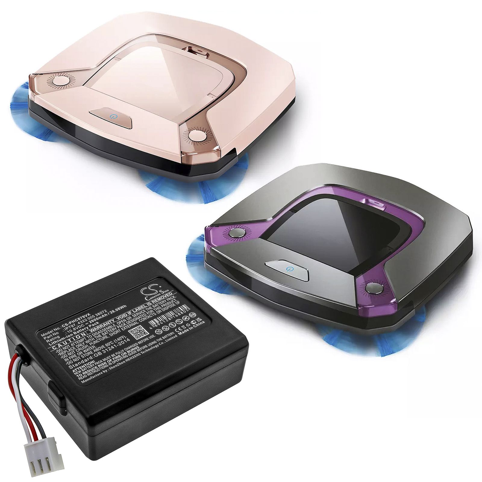 Li-ion Battery fits Philips, Fc8007/01, Fc8007/81, Fc8008/01 10.8V, 2600mAh Vacuum Cameron Sino Technology Limited