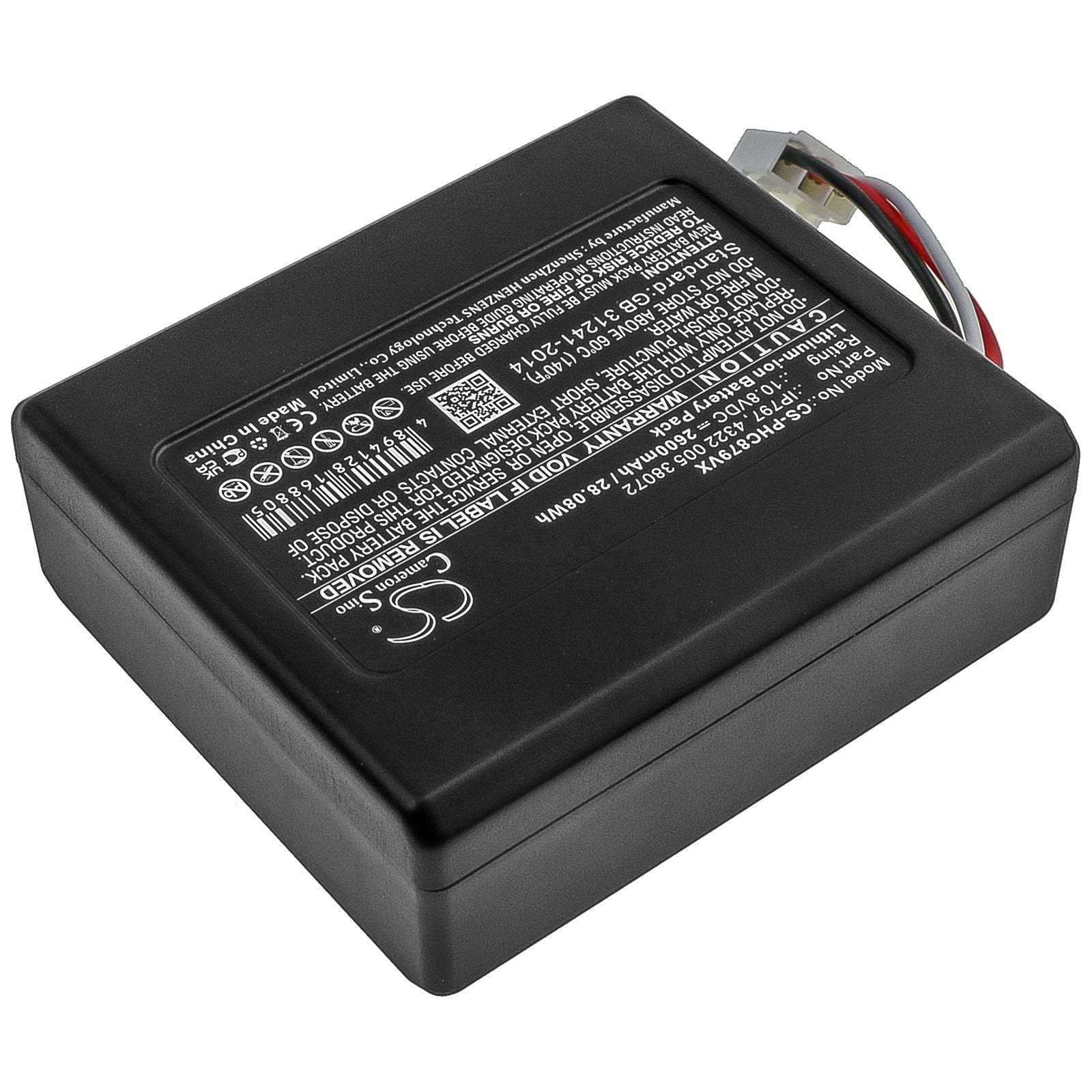 Li-ion Battery fits Philips, Fc8007/01, Fc8007/81, Fc8008/01 10.8V, 2600mAh Vacuum Cameron Sino Technology Limited