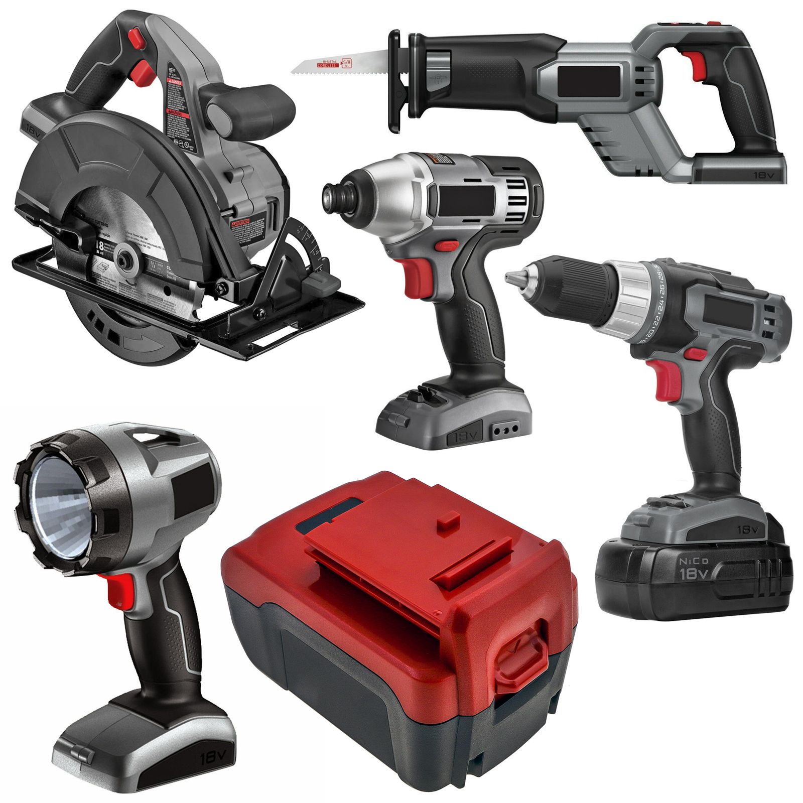 Li-ion Battery fits Porter Cable, Pc1800d, Pc1800l, Pc1800rs 18.0V, 5000mAh Power Tools Cameron Sino Technology Limited