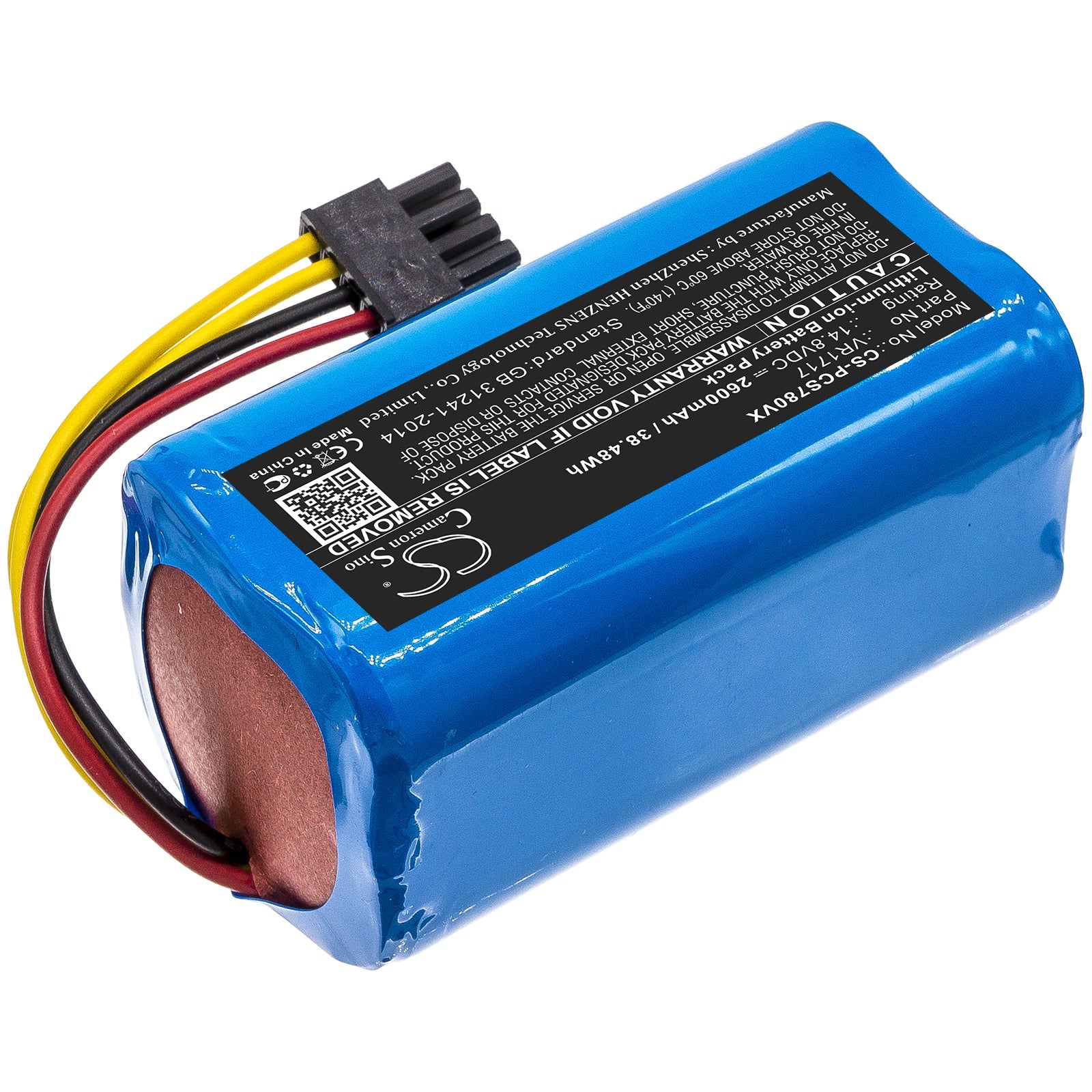 Li-ion Battery fits Proscenic, Vr1717 14.8V, 2600mAh Vacuum Cameron Sino Technology Limited