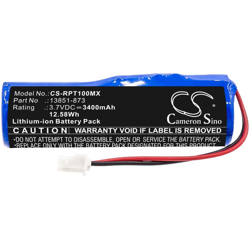Li-ion Battery fits Reichert, Epg-1446, Pt100 Tonometer 3.7V, 3400mAh Medical Cameron Sino Technology Limited