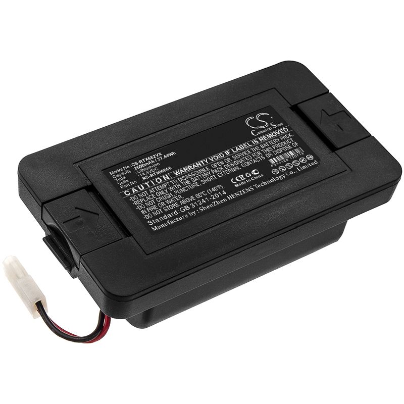 Li-ion Battery fits Rowenta, Explorer 20, Explorer 20 Rr682 14.4V, 2600mAh Vacuum Cameron Sino Technology Limited