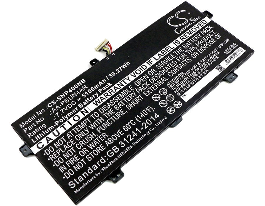 Li-ion Battery fits Samsung, 900x5l, 900x5l-k01, 900x5l-k02 7.7V, 5100mAh Notebook & Laptop Cameron Sino Technology Limited