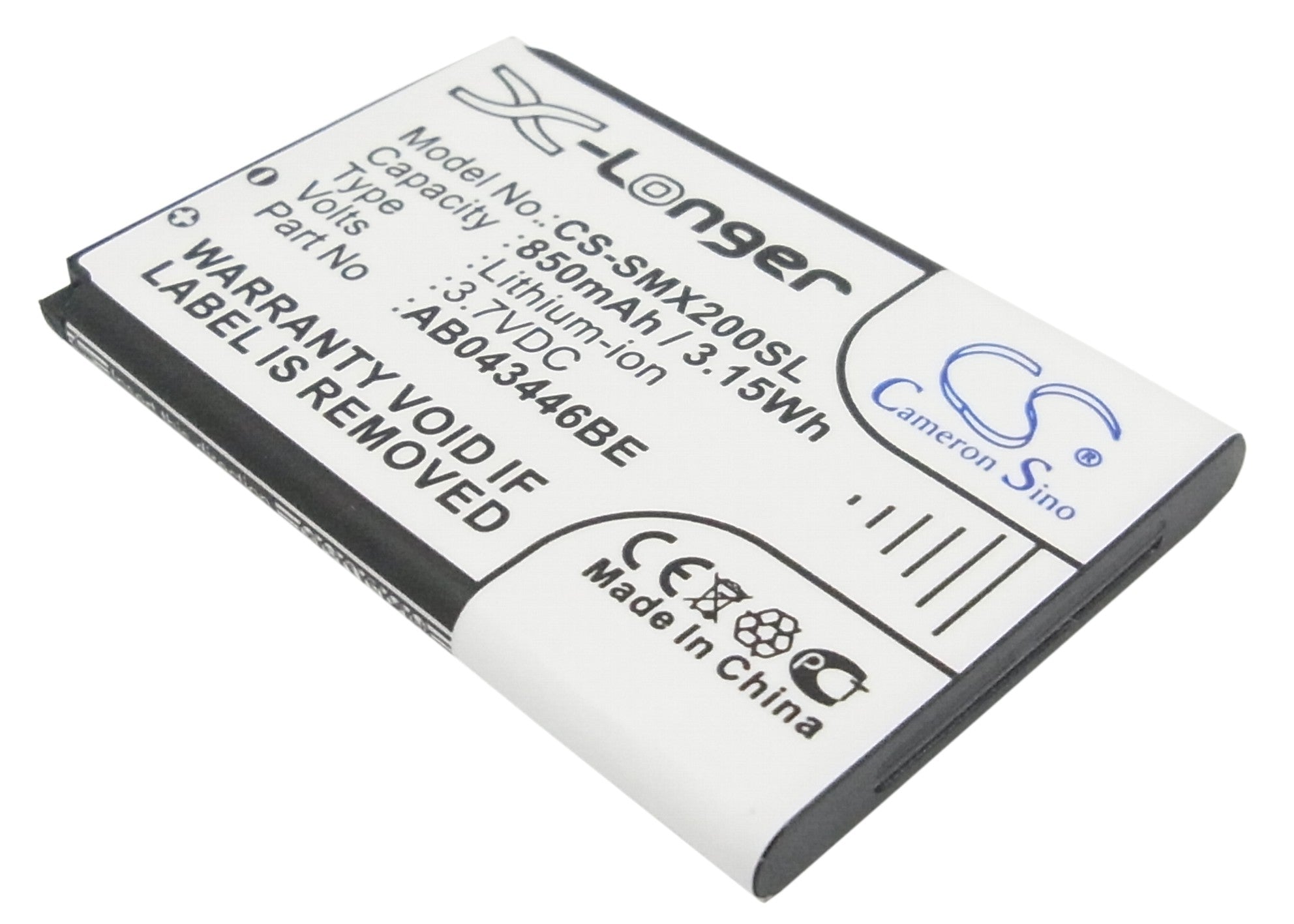 Li-ion Battery fits Samsung, Gt-c5212, Gt-e1080, Gt-e1100 3.7V, 850mAh Mobile & SmartPhone Cameron Sino Technology Limited